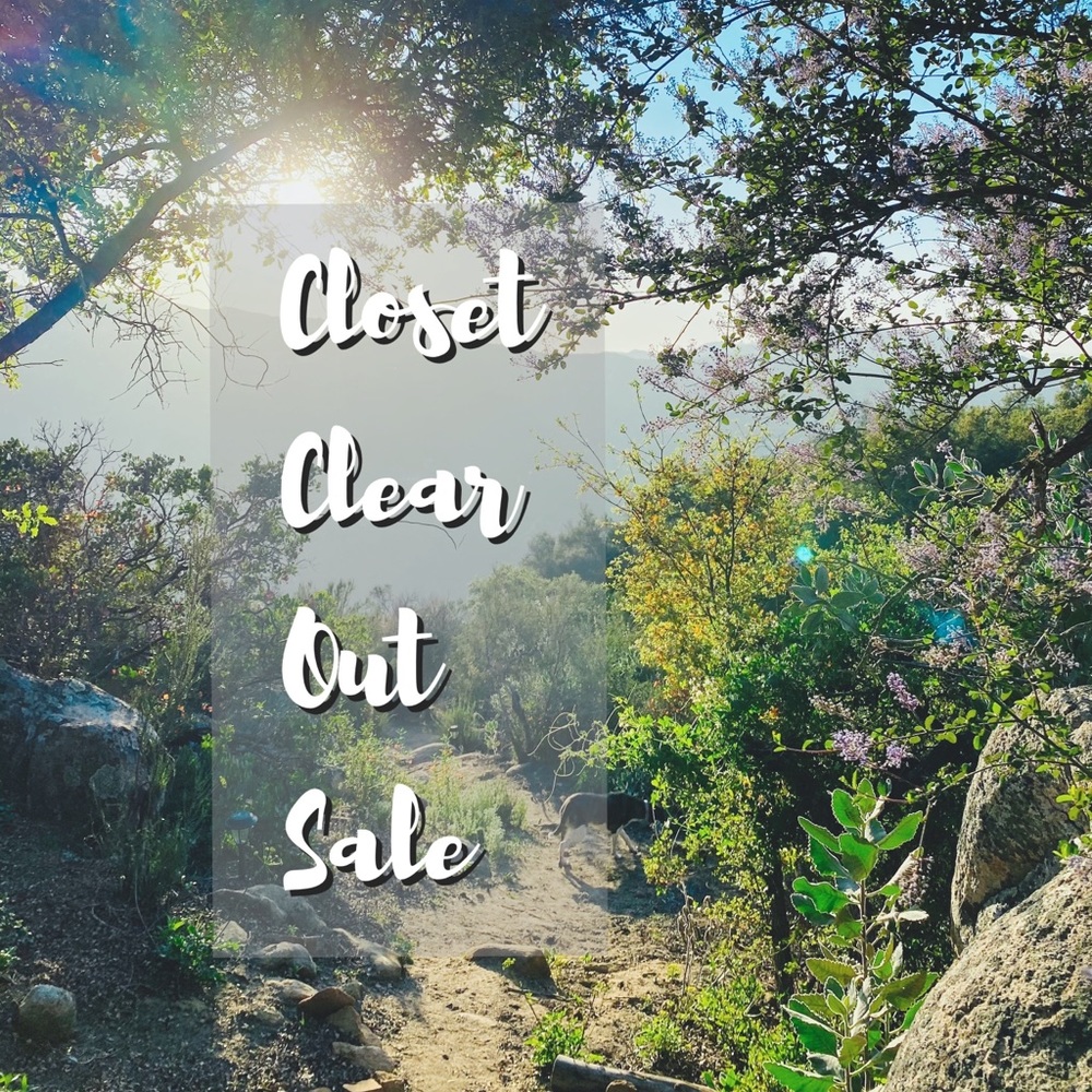 Everything must go!